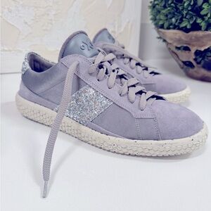 Gray Glitter Women's Sneakers